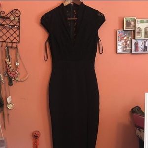 Long dress with slit